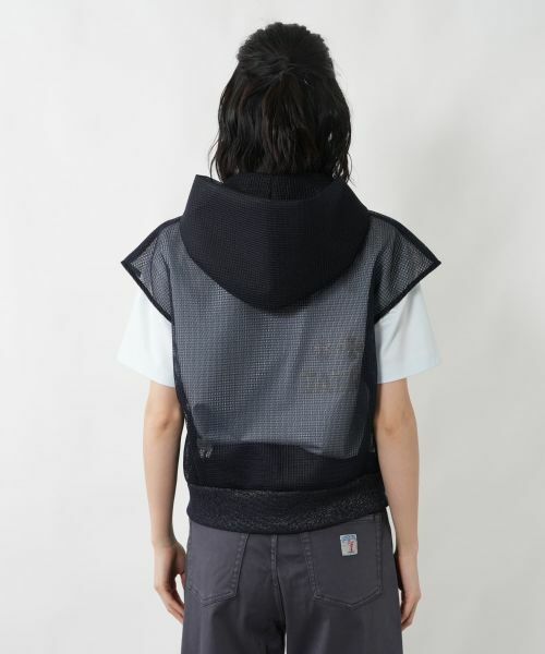 NEMIKA / ネミカ テーラードジャケット | フーデッドメッシュラメベスト【NEMIKA】 | 詳細9