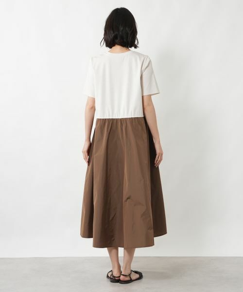 NEMIKA / ネミカ ドレス | 異素材切替フレアワンピース【NEMIKA】 | 詳細10