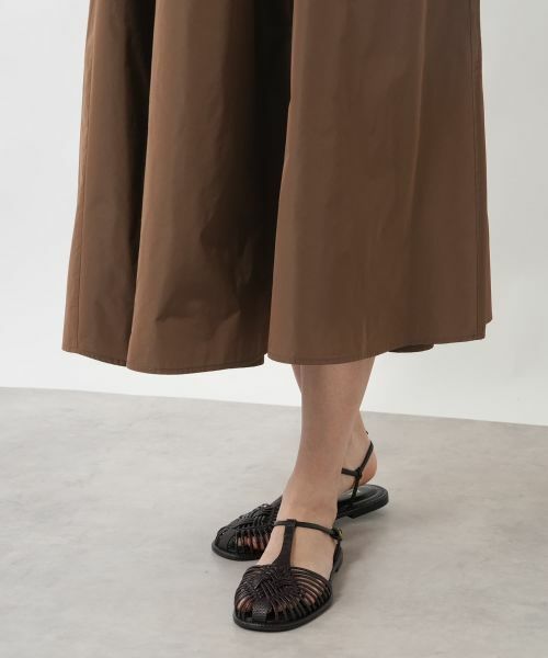 NEMIKA / ネミカ ドレス | 異素材切替フレアワンピース【NEMIKA】 | 詳細16