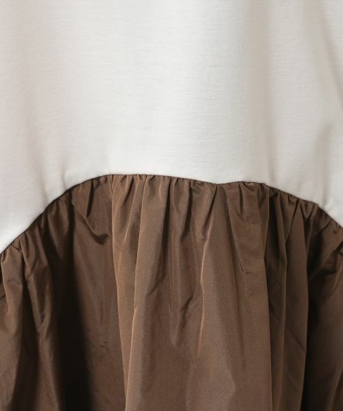 NEMIKA / ネミカ ドレス | 異素材切替フレアワンピース【NEMIKA】 | 詳細17