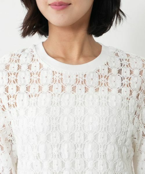 NEMIKA / ネミカ カットソー | レース五分袖カットソー【NEMIKA】 | 詳細10
