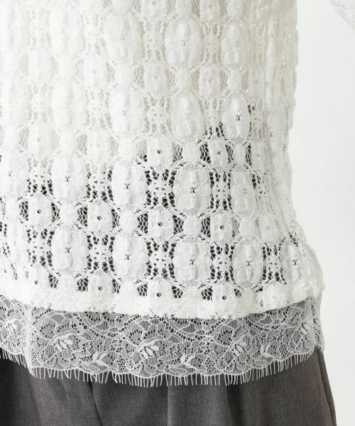 NEMIKA / ネミカ カットソー | レース五分袖カットソー【NEMIKA】 | 詳細13