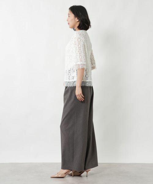 NEMIKA / ネミカ カットソー | レース五分袖カットソー【NEMIKA】 | 詳細5