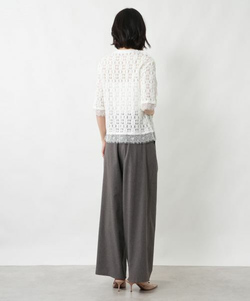 NEMIKA / ネミカ カットソー | レース五分袖カットソー【NEMIKA】 | 詳細6