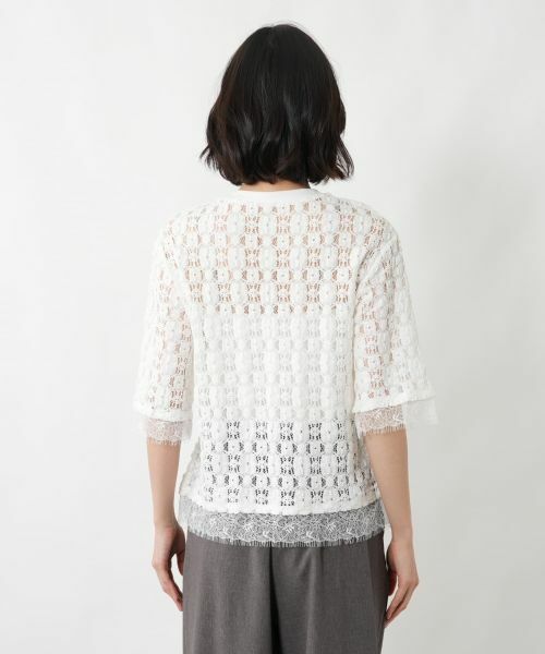 NEMIKA / ネミカ カットソー | レース五分袖カットソー【NEMIKA】 | 詳細9