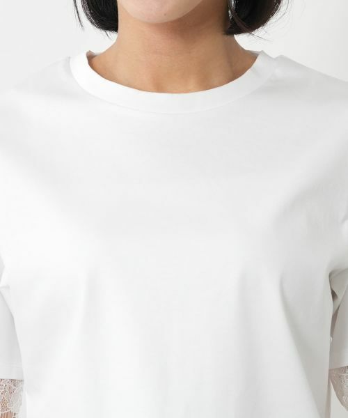 NEMIKA / ネミカ カットソー | レース切替カットソー【NEMIKA】 | 詳細10