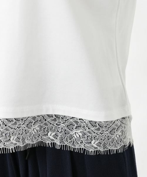 NEMIKA / ネミカ カットソー | レース切替カットソー【NEMIKA】 | 詳細13