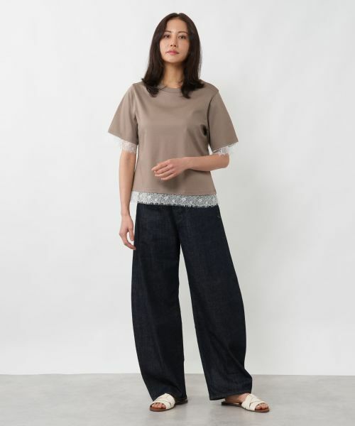 NEMIKA / ネミカ カットソー | レース切替カットソー【NEMIKA】 | 詳細15