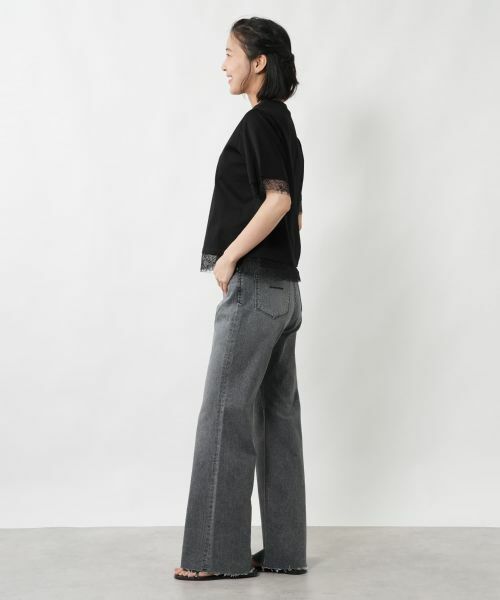 NEMIKA / ネミカ カットソー | レース切替カットソー【NEMIKA】 | 詳細2