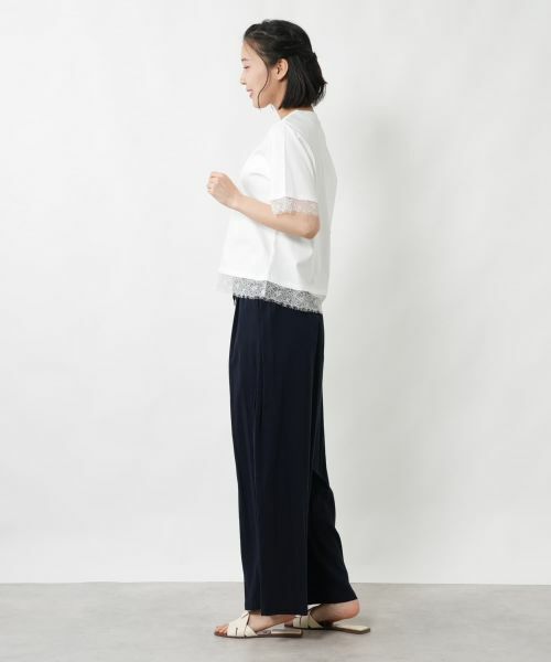 NEMIKA / ネミカ カットソー | レース切替カットソー【NEMIKA】 | 詳細5