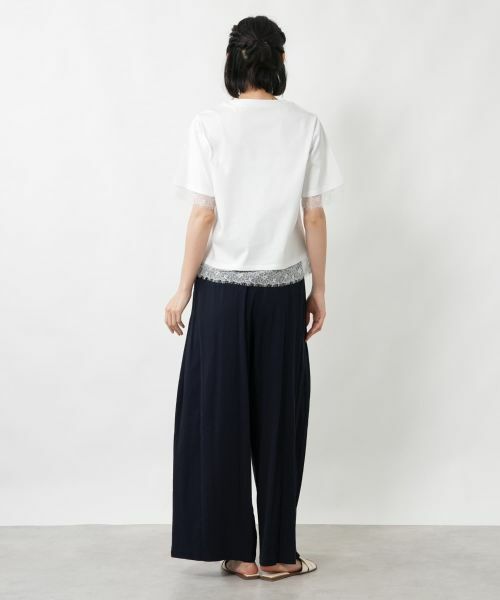 NEMIKA / ネミカ カットソー | レース切替カットソー【NEMIKA】 | 詳細6