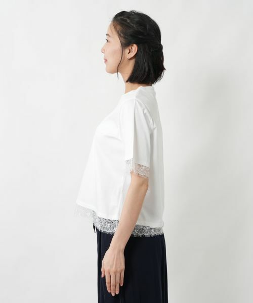 NEMIKA / ネミカ カットソー | レース切替カットソー【NEMIKA】 | 詳細8