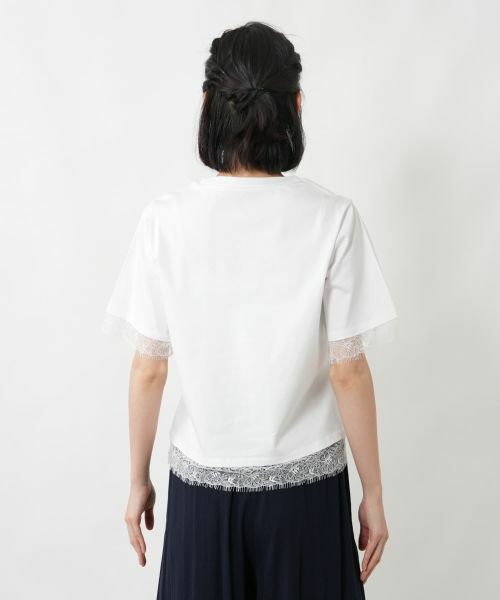 NEMIKA / ネミカ カットソー | レース切替カットソー【NEMIKA】 | 詳細9