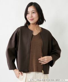 NEMIKA / ネミカ テーラードジャケット | ノーカラージップジャケット【NEMIKA】