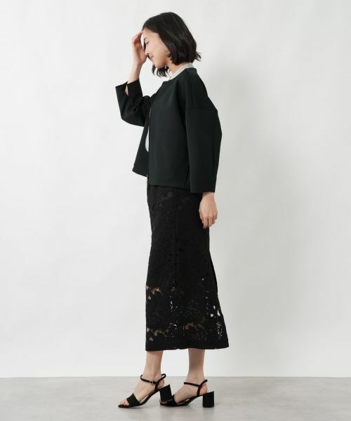 NEMIKA / ネミカ テーラードジャケット | ノーカラージップジャケット【NEMIKA】 | 詳細2