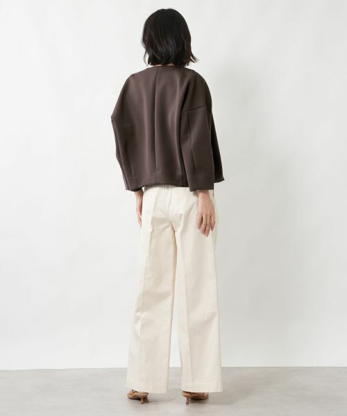 NEMIKA / ネミカ テーラードジャケット | ノーカラージップジャケット【NEMIKA】 | 詳細6