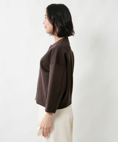 NEMIKA / ネミカ テーラードジャケット | ノーカラージップジャケット【NEMIKA】 | 詳細8