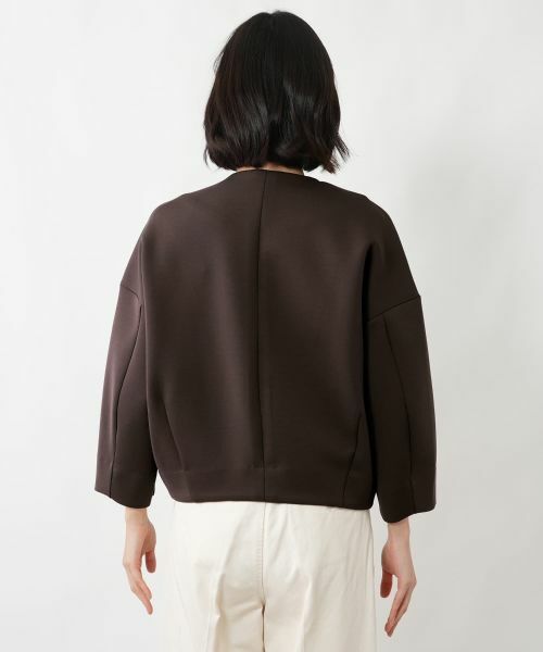 NEMIKA / ネミカ テーラードジャケット | ノーカラージップジャケット【NEMIKA】 | 詳細9