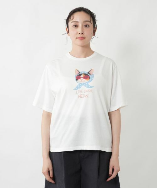 NEMIKA / ネミカ Tシャツ | プリントクルーネックTシャツ【NEMIKA】 | 詳細4