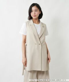 NEMIKA / ネミカ テーラードジャケット | ラペルドダブルロングベスト【NEMIKA】