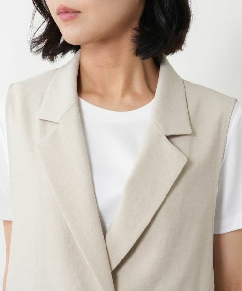 NEMIKA / ネミカ テーラードジャケット | ラペルドダブルロングベスト【NEMIKA】 | 詳細10