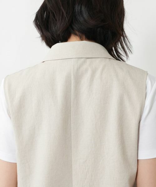 NEMIKA / ネミカ テーラードジャケット | ラペルドダブルロングベスト【NEMIKA】 | 詳細11