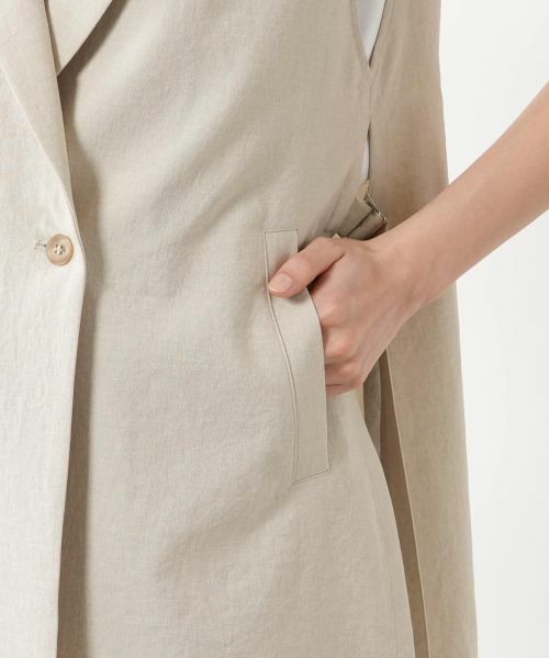 NEMIKA / ネミカ テーラードジャケット | ラペルドダブルロングベスト【NEMIKA】 | 詳細13