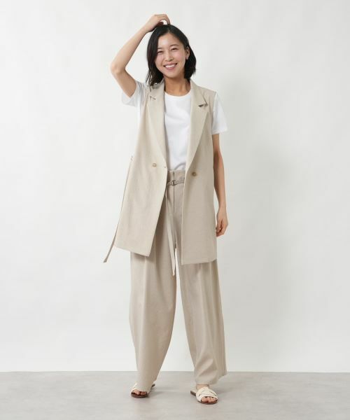 NEMIKA / ネミカ テーラードジャケット | ラペルドダブルロングベスト【NEMIKA】 | 詳細4