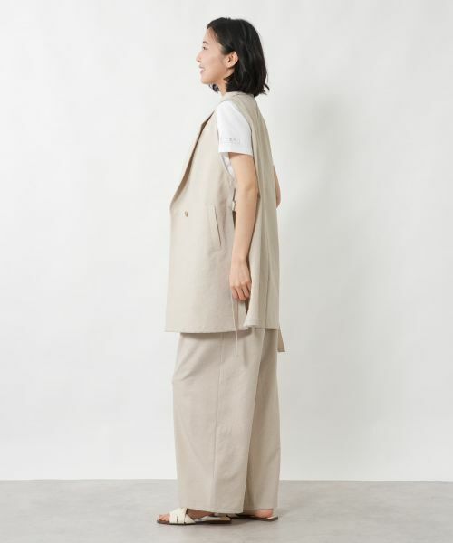NEMIKA / ネミカ テーラードジャケット | ラペルドダブルロングベスト【NEMIKA】 | 詳細5