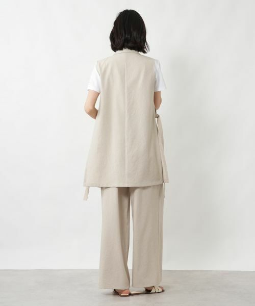 NEMIKA / ネミカ テーラードジャケット | ラペルドダブルロングベスト【NEMIKA】 | 詳細6