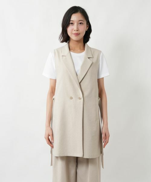 NEMIKA / ネミカ テーラードジャケット | ラペルドダブルロングベスト【NEMIKA】 | 詳細7