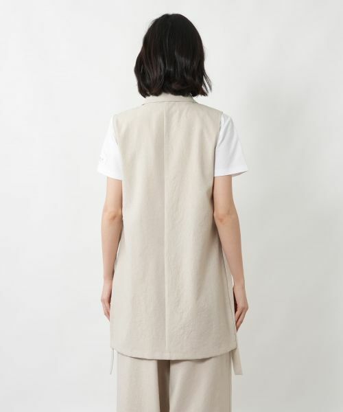 NEMIKA / ネミカ テーラードジャケット | ラペルドダブルロングベスト【NEMIKA】 | 詳細9