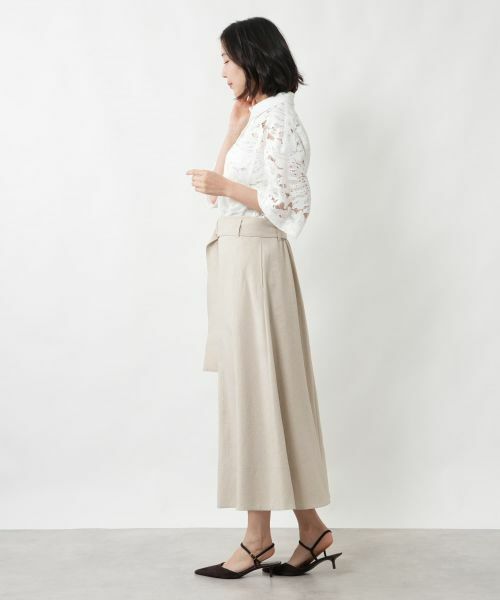 NEMIKA / ネミカ ミニ・ひざ丈スカート | ハイウエストAラインスカート【NEMIKA】 | 詳細5