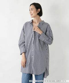 NEMIKA / ネミカ シャツ・ブラウス | チェックスキッパーチュニックブラウス【NEMIKA】