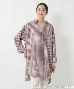 NEMIKA / ネミカ シャツ・ブラウス | チェックスキッパーチュニックブラウス【NEMIKA】