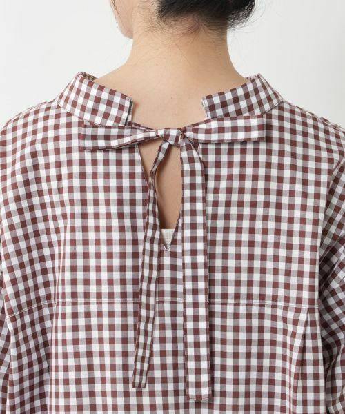 NEMIKA / ネミカ シャツ・ブラウス | チェックスキッパーチュニックブラウス【NEMIKA】 | 詳細11