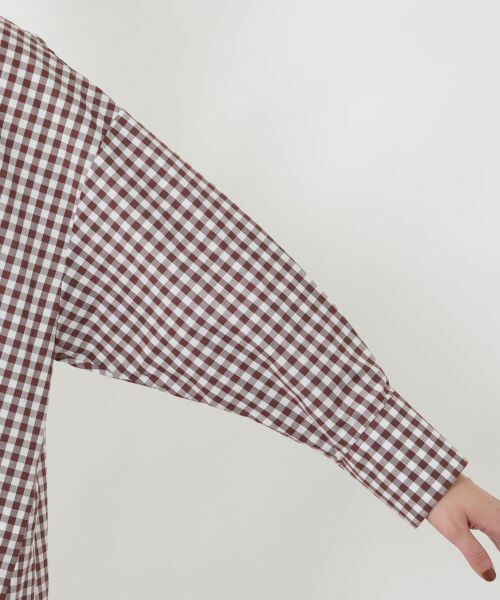 NEMIKA / ネミカ シャツ・ブラウス | チェックスキッパーチュニックブラウス【NEMIKA】 | 詳細12