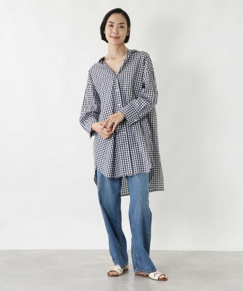 NEMIKA / ネミカ シャツ・ブラウス | チェックスキッパーチュニックブラウス【NEMIKA】 | 詳細15