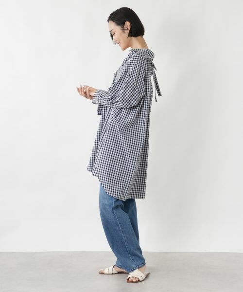 NEMIKA / ネミカ シャツ・ブラウス | チェックスキッパーチュニックブラウス【NEMIKA】 | 詳細16