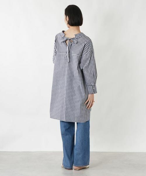 NEMIKA / ネミカ シャツ・ブラウス | チェックスキッパーチュニックブラウス【NEMIKA】 | 詳細17