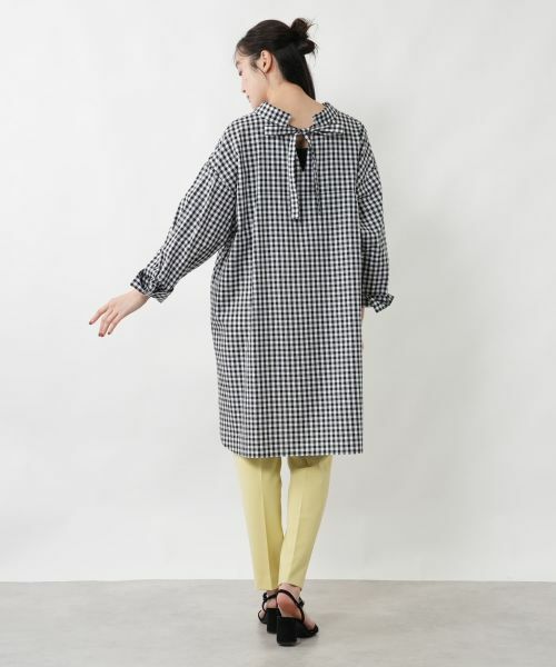 NEMIKA / ネミカ シャツ・ブラウス | チェックスキッパーチュニックブラウス【NEMIKA】 | 詳細3