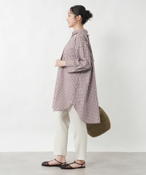 NEMIKA / ネミカ シャツ・ブラウス | チェックスキッパーチュニックブラウス【NEMIKA】 | 詳細5