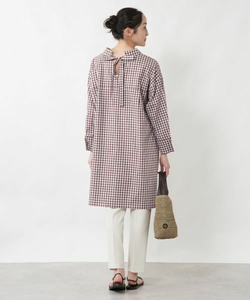 NEMIKA / ネミカ シャツ・ブラウス | チェックスキッパーチュニックブラウス【NEMIKA】 | 詳細6