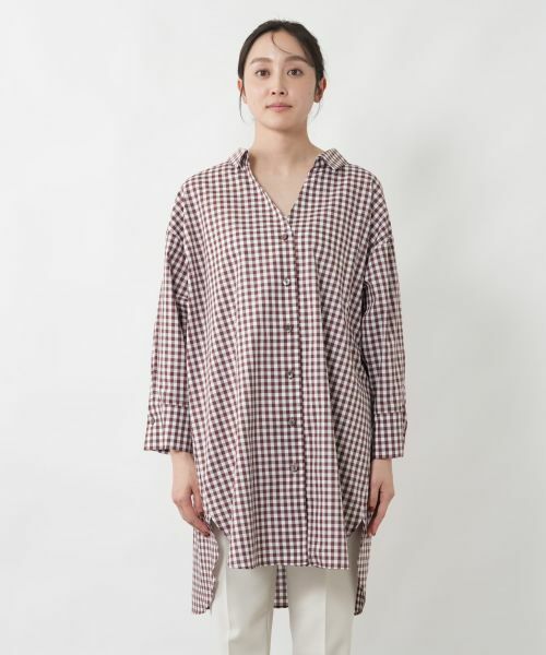 NEMIKA / ネミカ シャツ・ブラウス | チェックスキッパーチュニックブラウス【NEMIKA】 | 詳細7