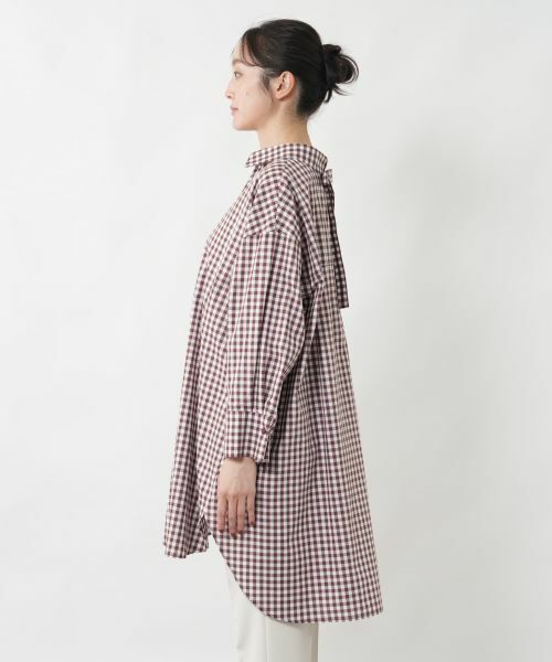 NEMIKA / ネミカ シャツ・ブラウス | チェックスキッパーチュニックブラウス【NEMIKA】 | 詳細8