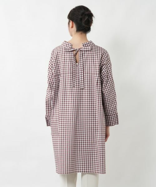 NEMIKA / ネミカ シャツ・ブラウス | チェックスキッパーチュニックブラウス【NEMIKA】 | 詳細9