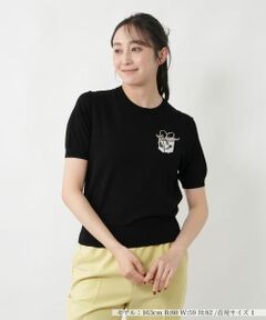 NEMIKA / ネミカ ニット・セーター | 刺繍クルーネックニット【NEMIKA】