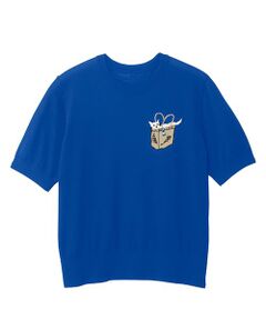 NEMIKA / ネミカ ニット・セーター | 刺繍クルーネックニット【NEMIKA】