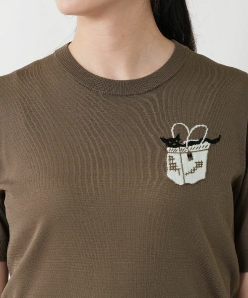 NEMIKA / ネミカ ニット・セーター | 刺繍クルーネックニット【NEMIKA】 | 詳細10