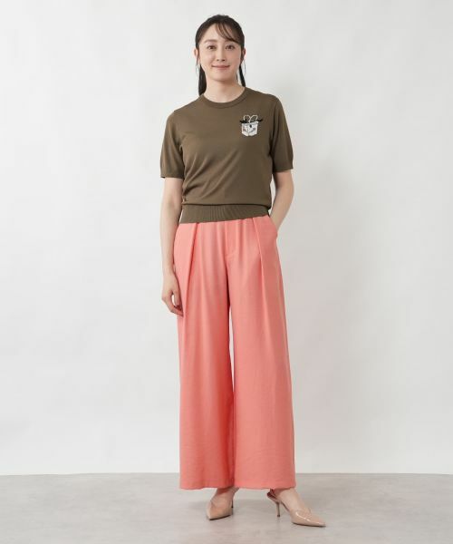 NEMIKA / ネミカ ニット・セーター | 刺繍クルーネックニット【NEMIKA】 | 詳細4